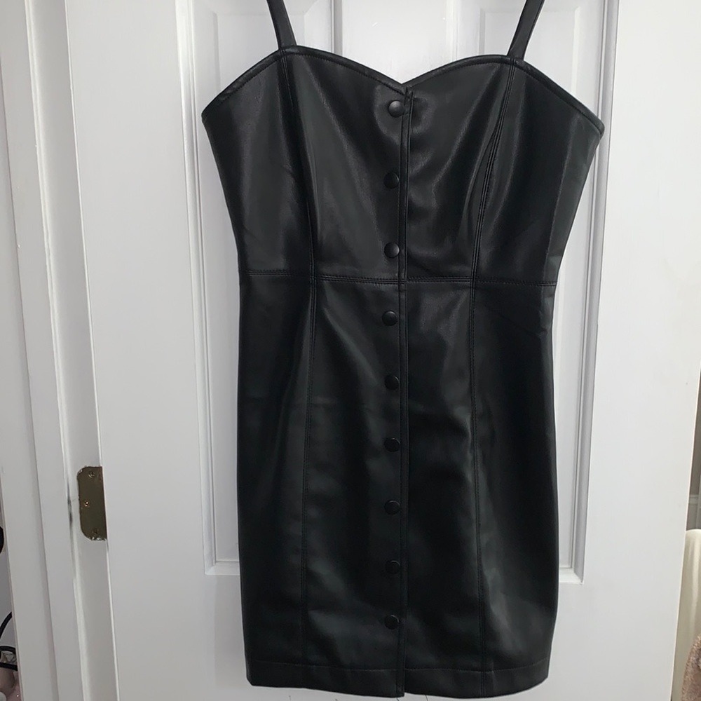 Forever 21 Leather Dress